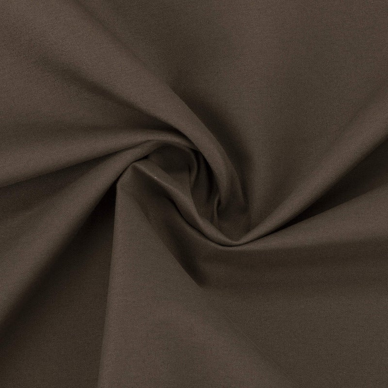 Home Collection 2 Panels 100% Blackout Curtain Set Solid Color with Rod Pocket Short Tier Drapes for Kitchen, Dinning Room, Bathroom, Bedroom,Living Room Window New (58” Wide X 23” Long, Choclate) - Image 4